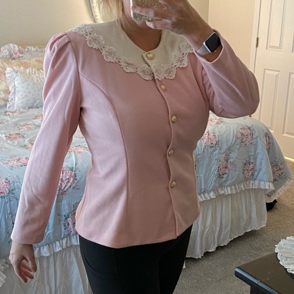 80s 90s Jessica Howard Top Size Large - Picture 5 of 13